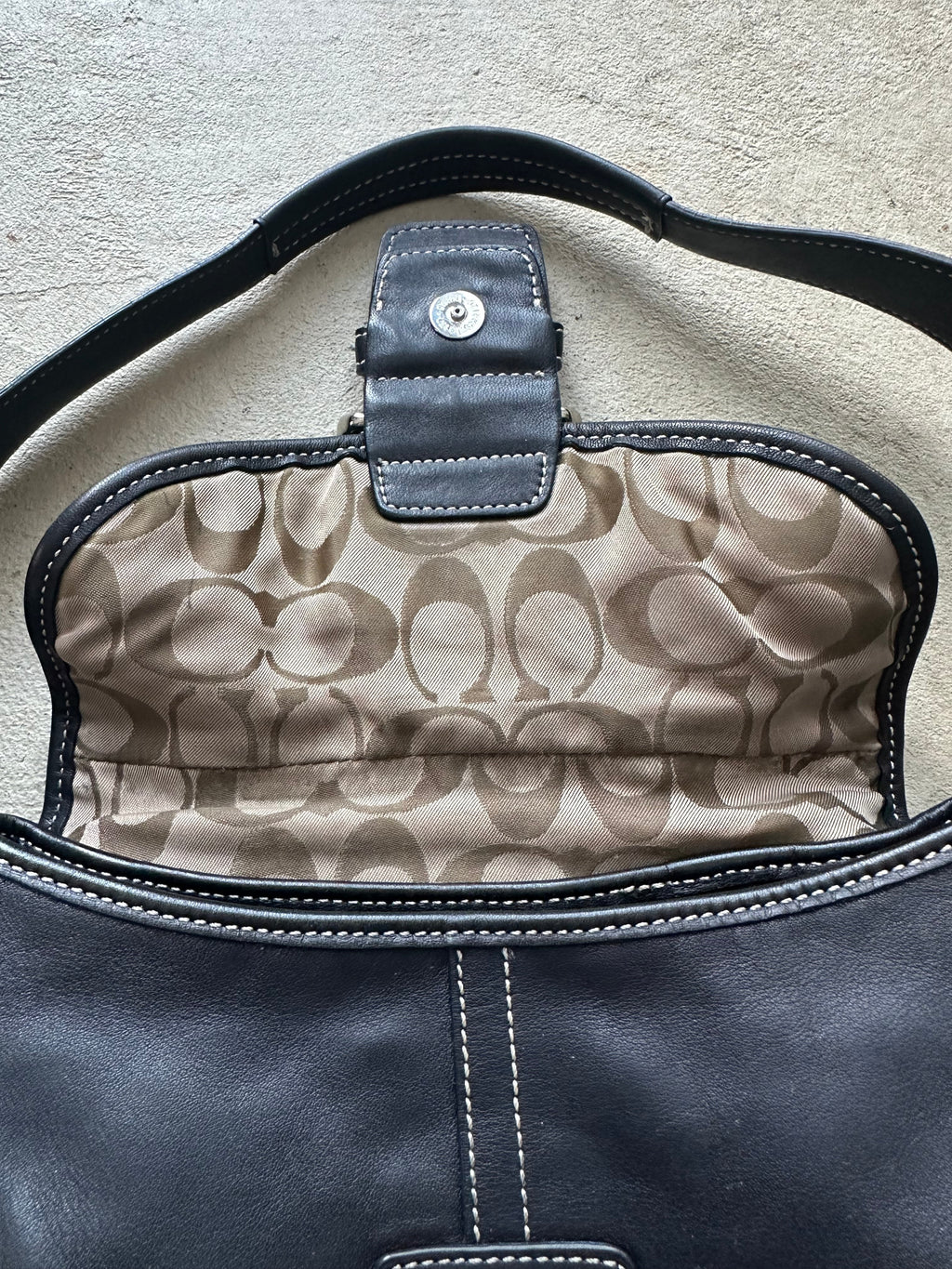 vintage y2k coach black mini soho