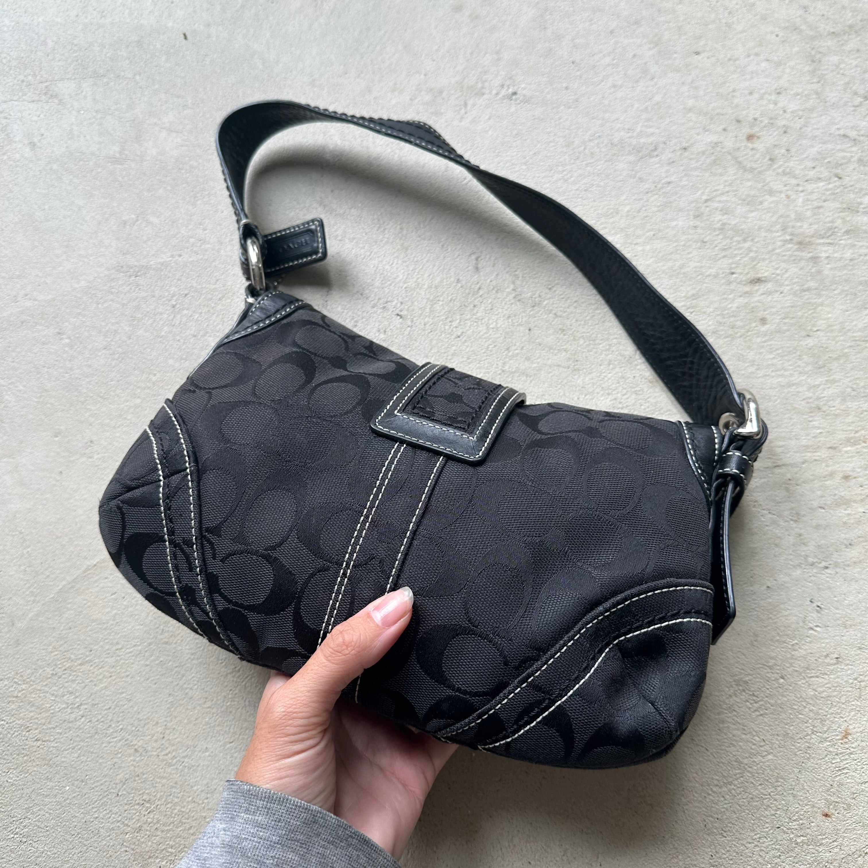 vintage y2k coach black mini soho shoulder bag 29