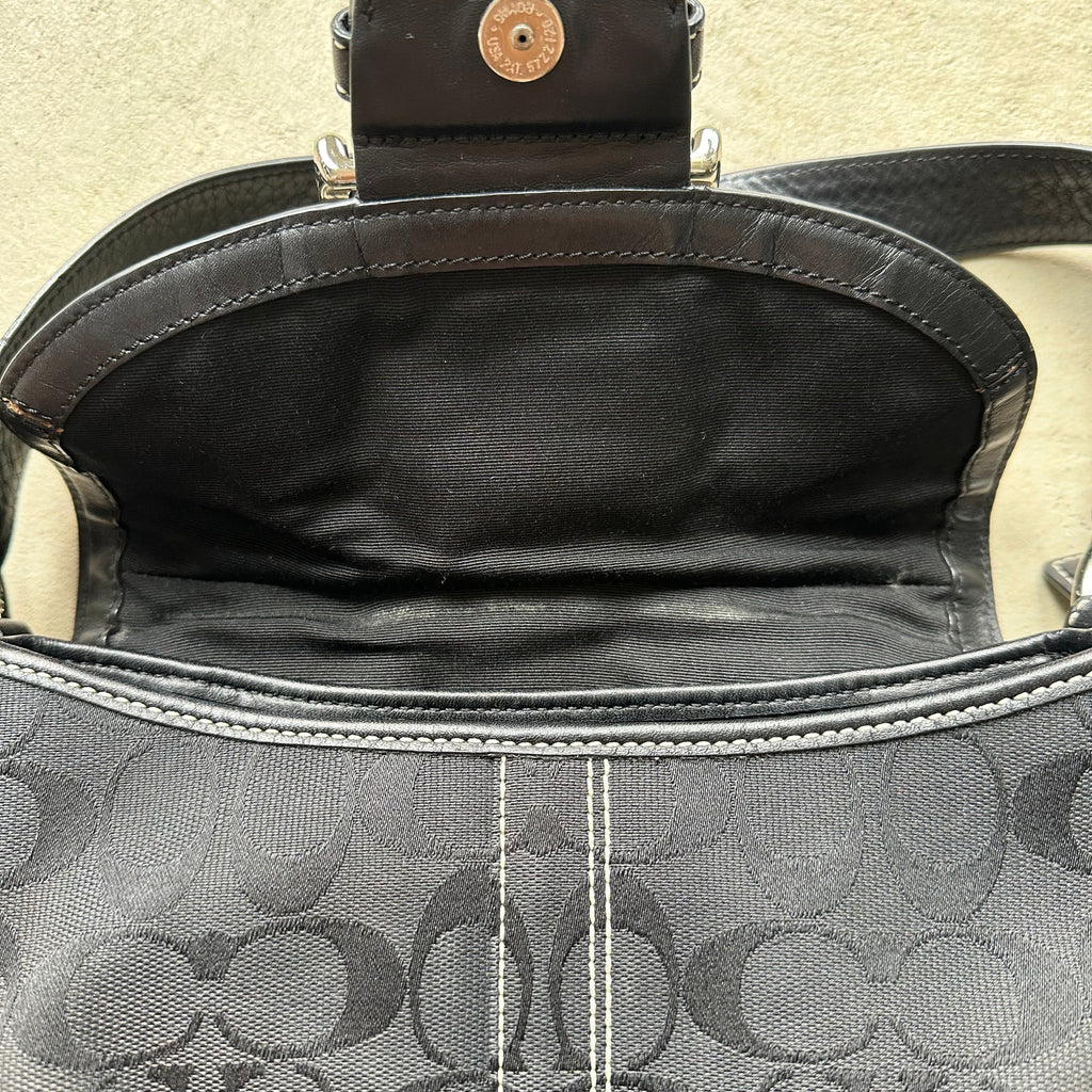 vintage y2k coach black mini soho shoulder bag 29