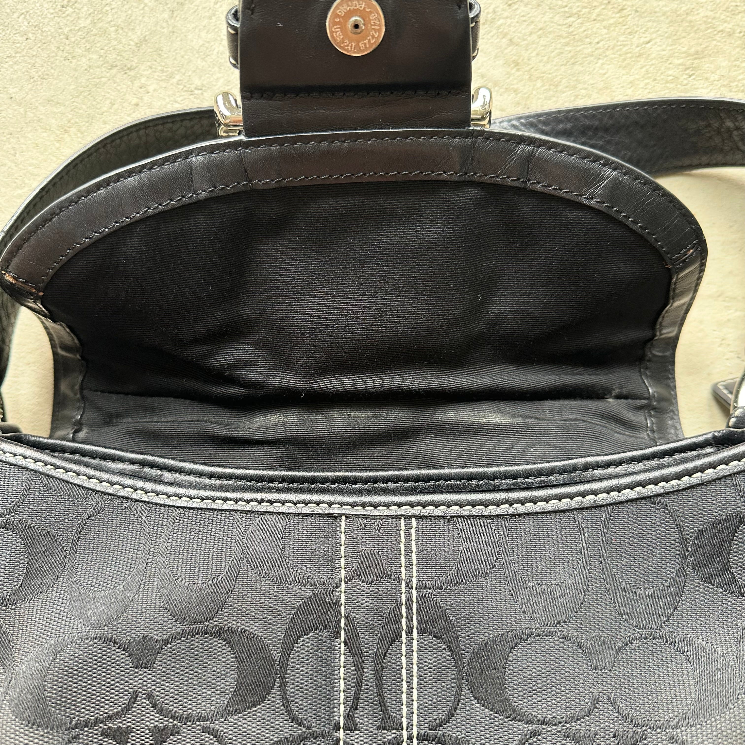 vintage y2k coach black mini soho shoulder bag 29