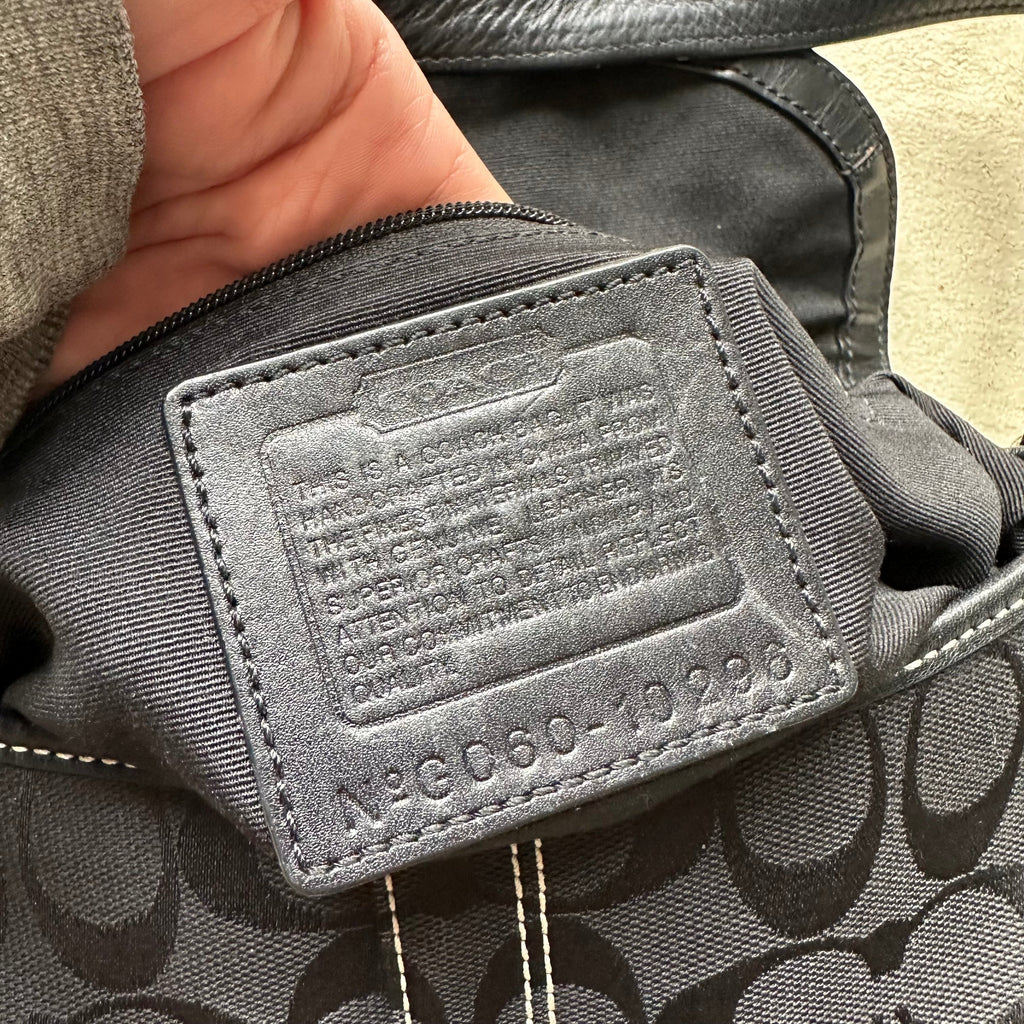 vintage y2k coach black mini soho shoulder bag 29