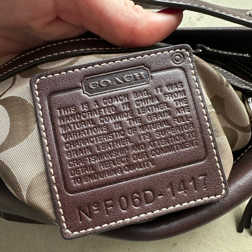 vintage y2k coach brown leather shoulder bag 5