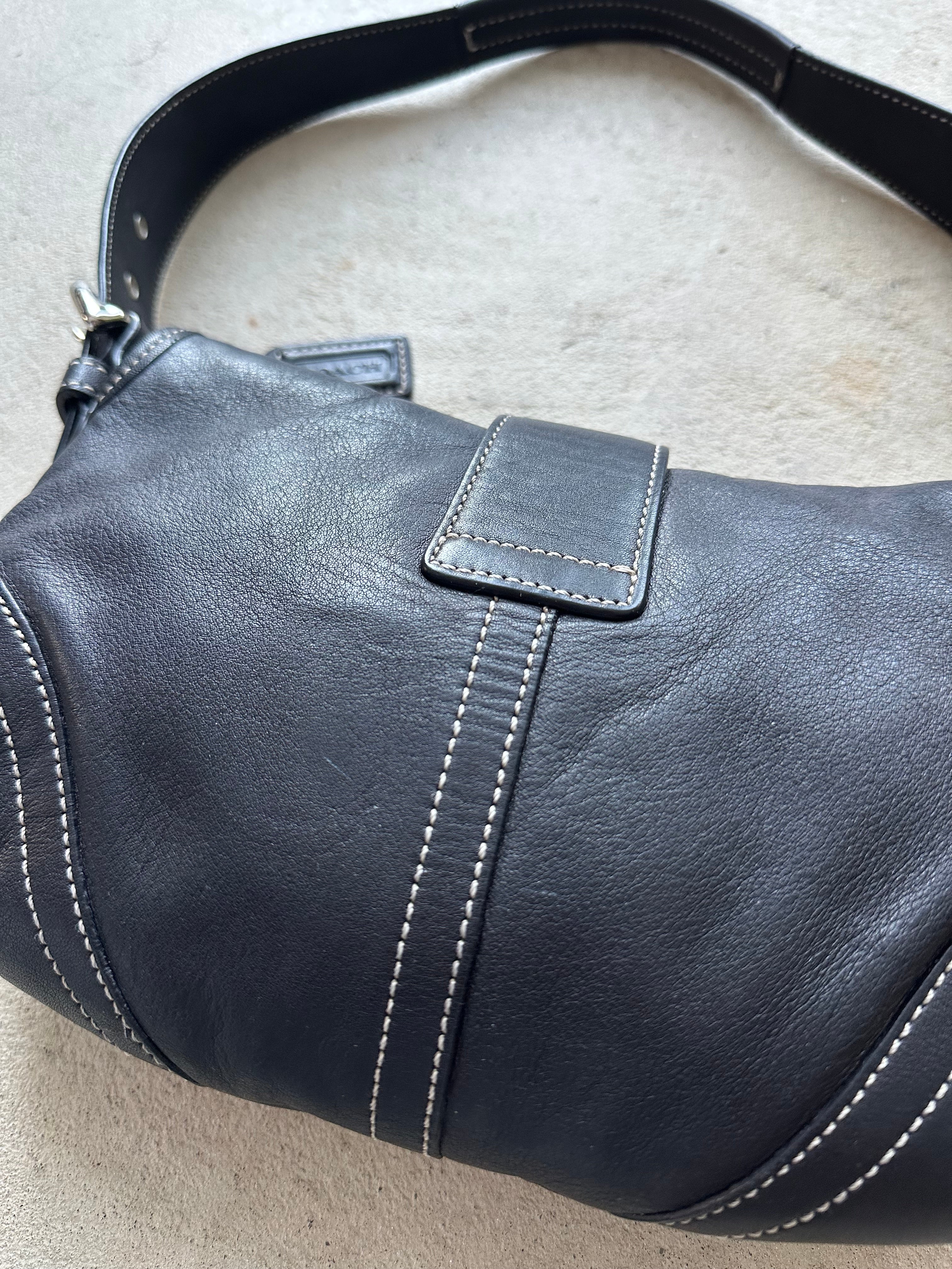 vintage y2k coach black mini soho