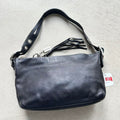vintage y2k coach black leather shoulder bag 12