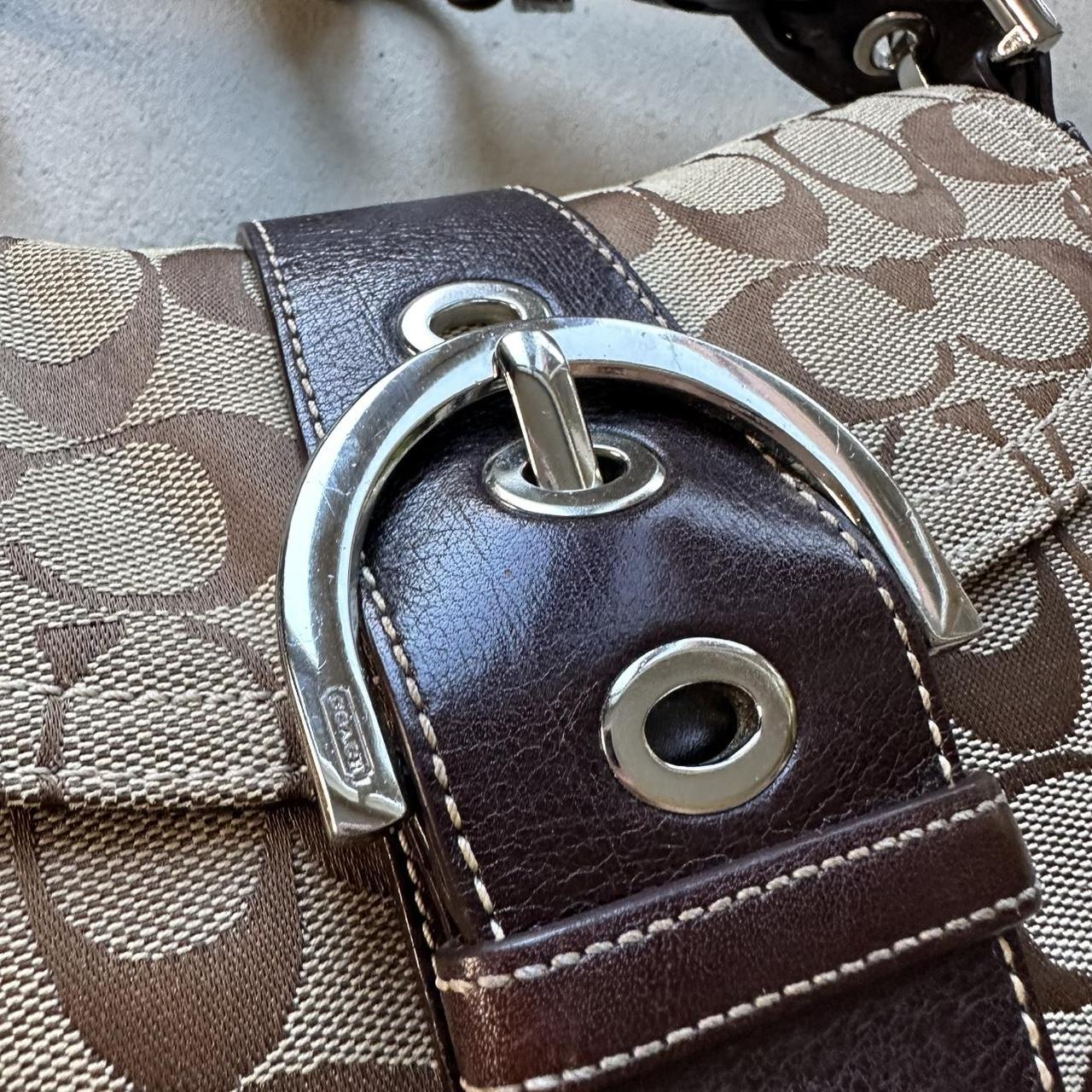 vintage y2k coach tan mini soho shoulder bag 24