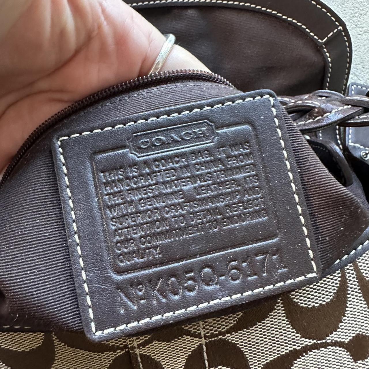 vintage y2k coach white leather mini soho shoulder bag 8