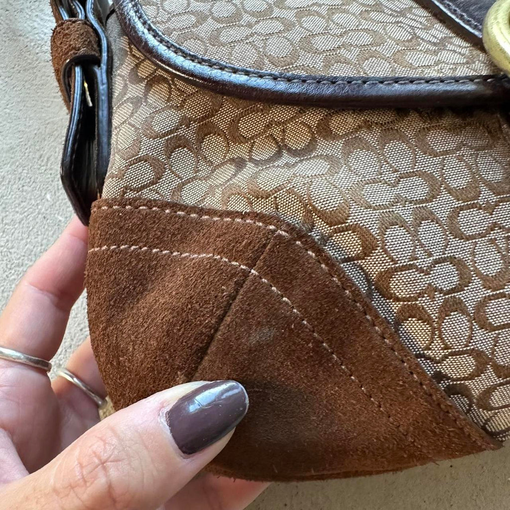 vintage y2k coach brown mini soho shoulder bag 32