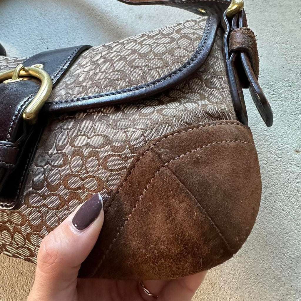 vintage y2k coach brown mini soho shoulder bag 32