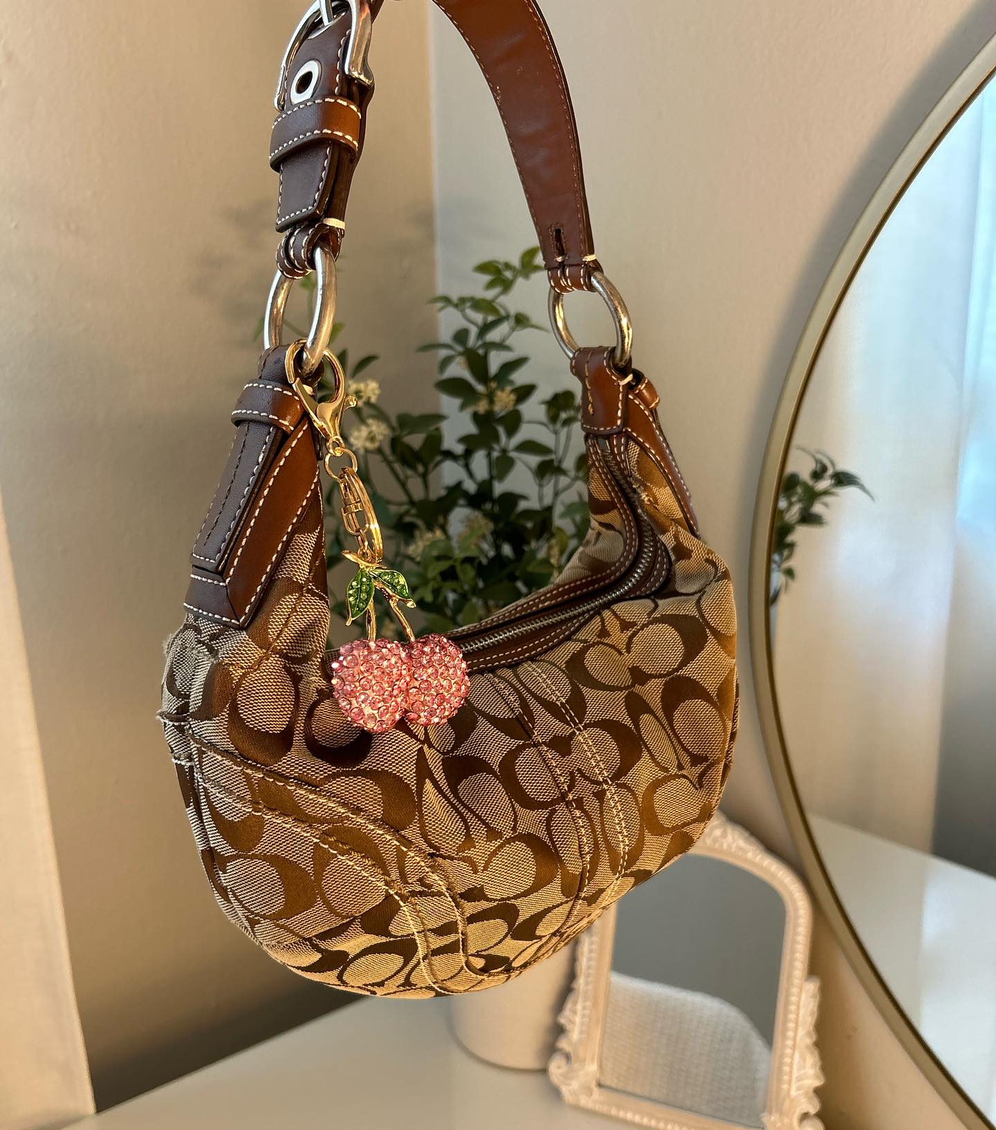 brown vintage coach bag 4