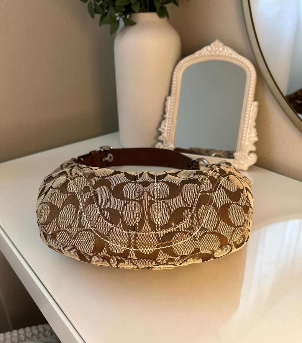 brown vintage coach bag 4