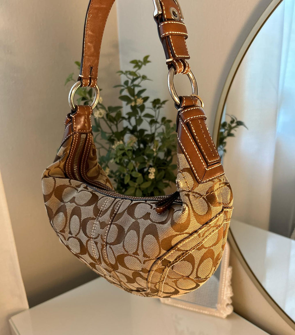 brown vintage coach bag 4