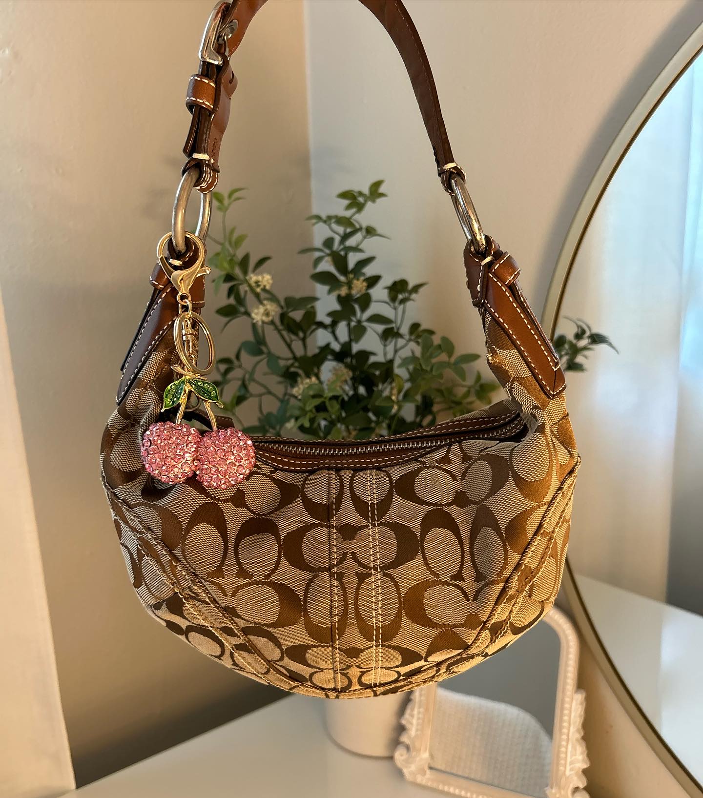 brown vintage coach bag 4