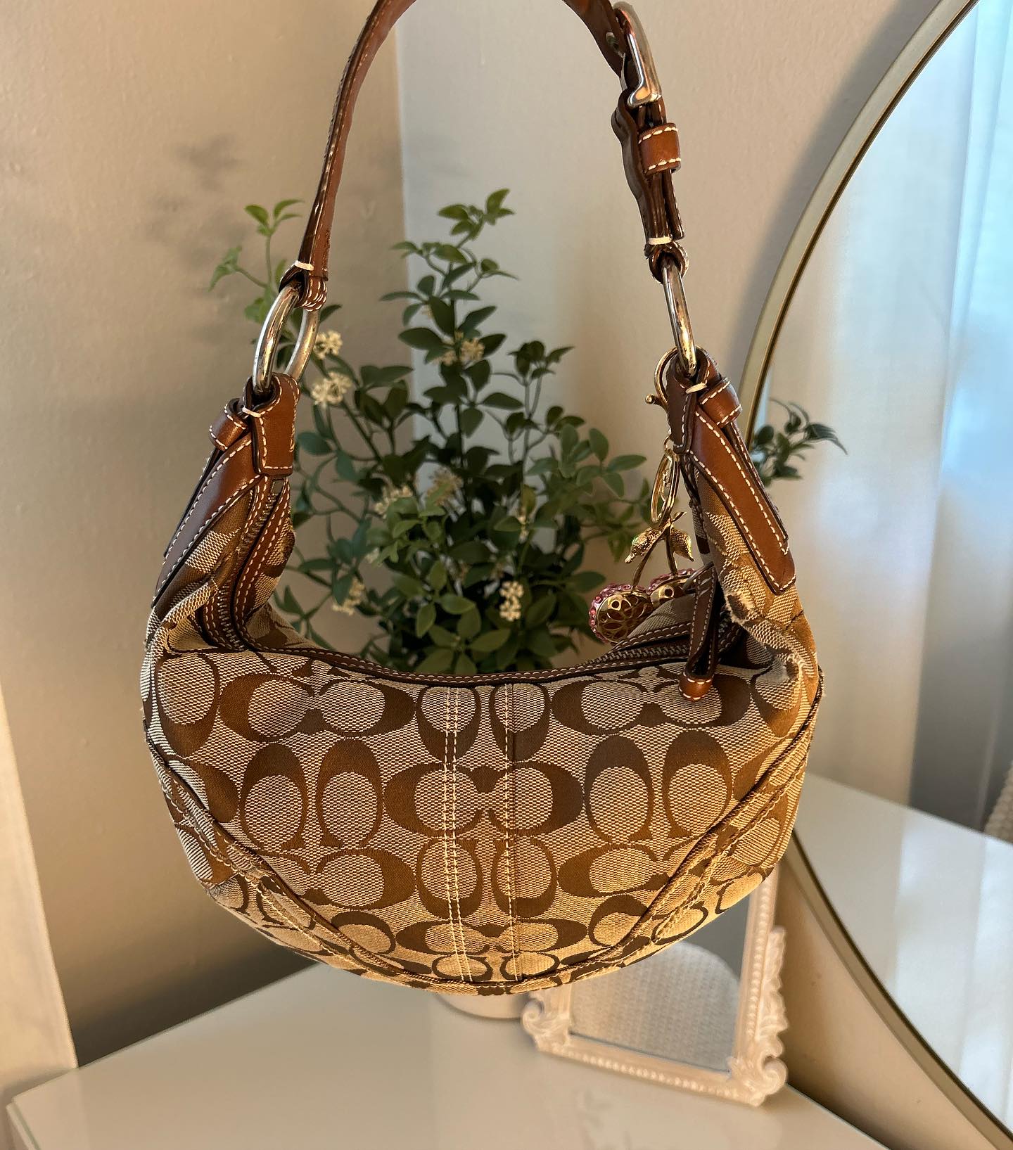 brown vintage coach bag 4
