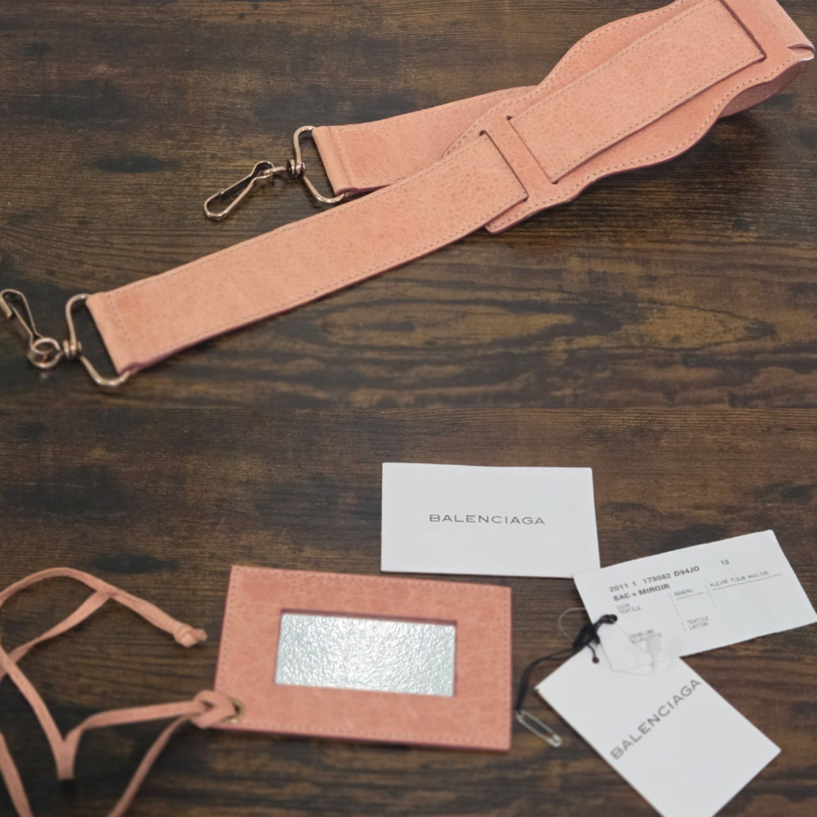 Balenciaga Leather Giant Hardware Part Time Bag with COA