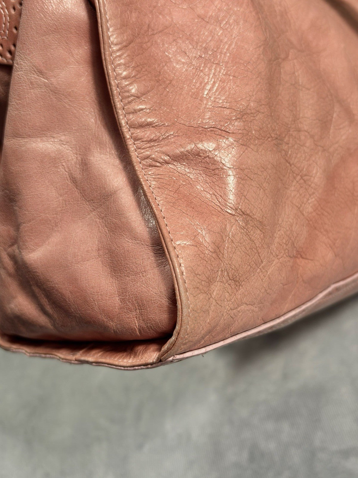 RARE Balenciaga City Bag Women`s Archive Y2K Avantgarde Pink Leather Medium Bag