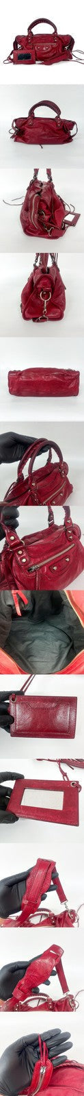 Balenciaga Classic City Bag Small Dark Red 152899392