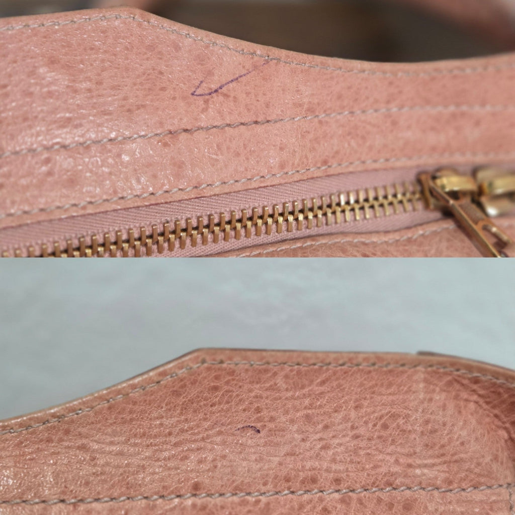 Balenciaga Leather Giant Hardware Part Time Bag with COA