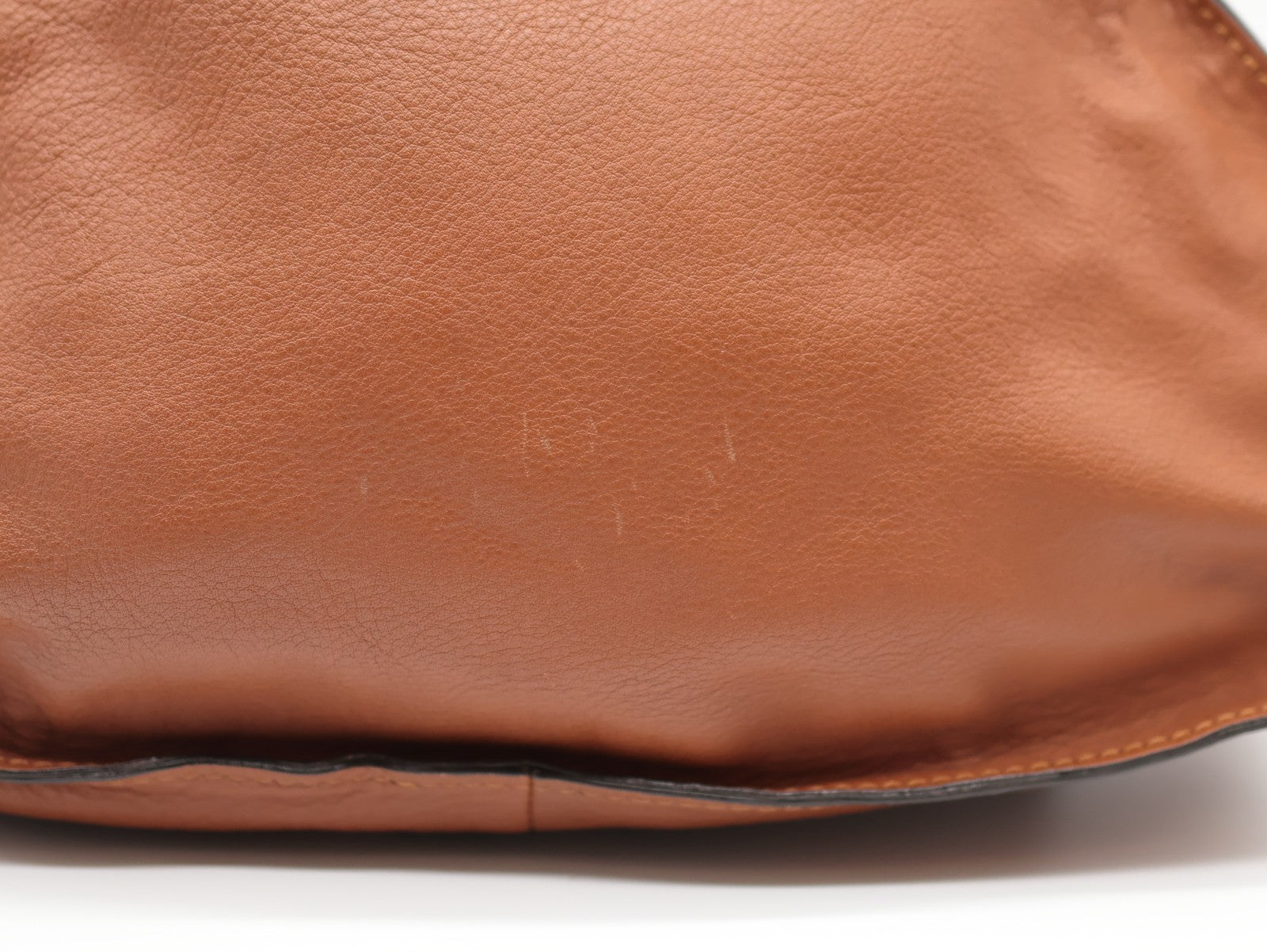 Chloe Marcie Hand Bag Brown Authentic