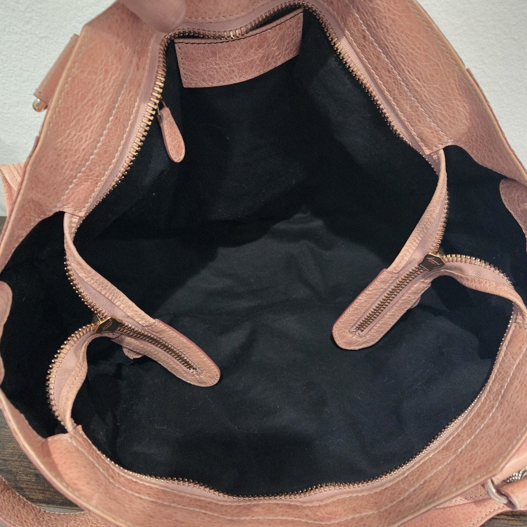 Balenciaga Leather Giant Hardware Part Time Bag with COA