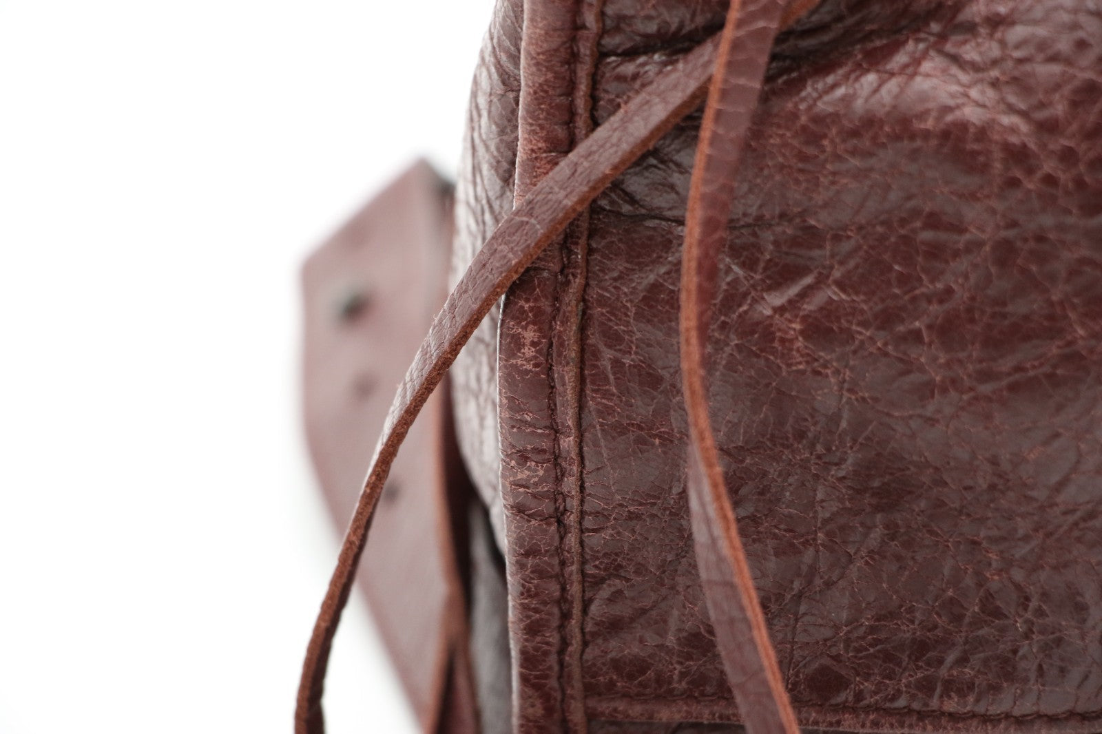 Balenciaga  Le City Medium Tote Bag - Dark Burgundy