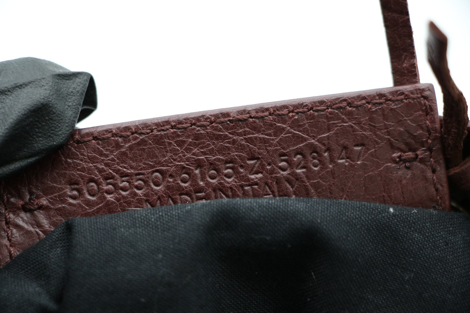 Balenciaga  Le City Medium Tote Bag - Dark Burgundy