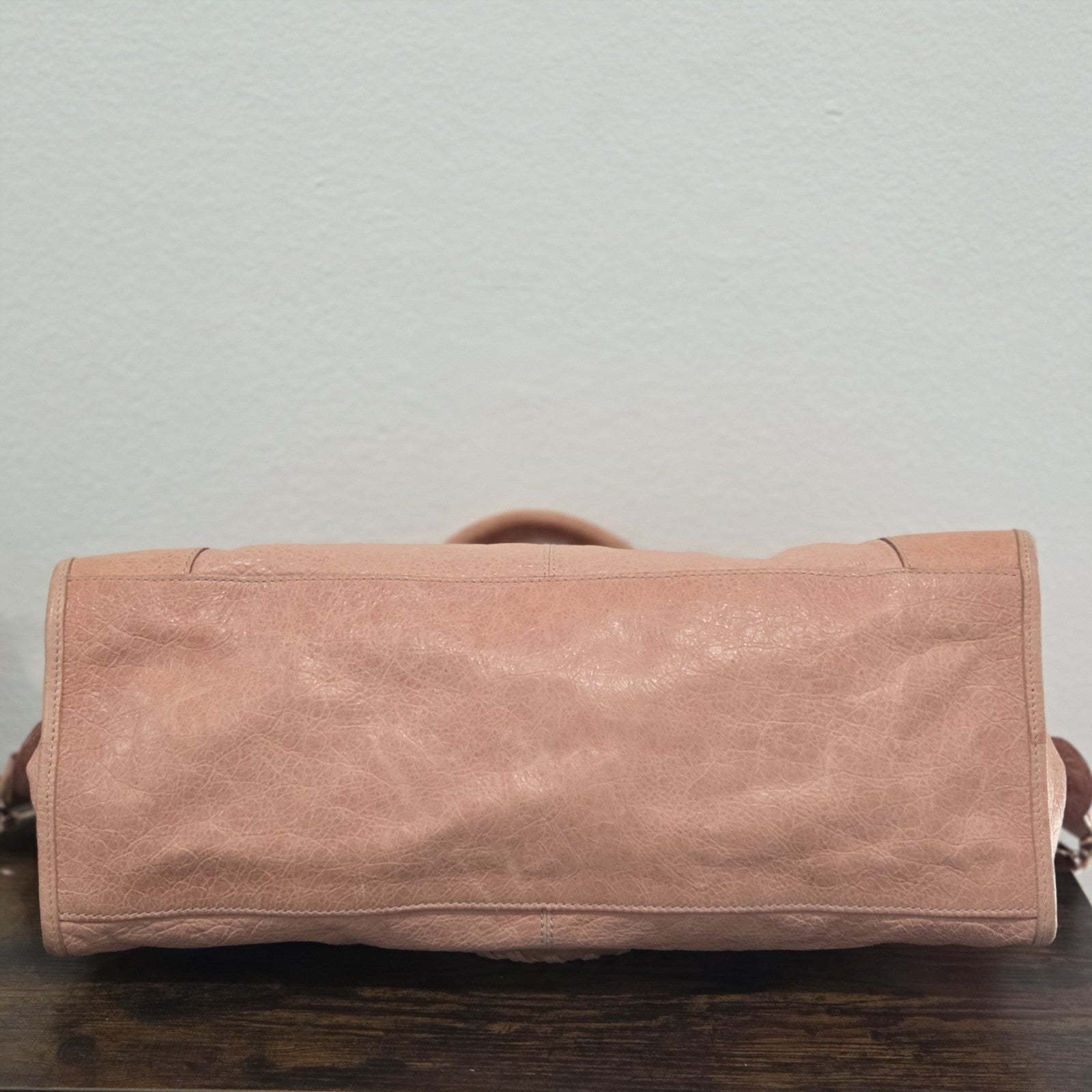 Balenciaga Leather Giant Hardware Part Time Bag with COA