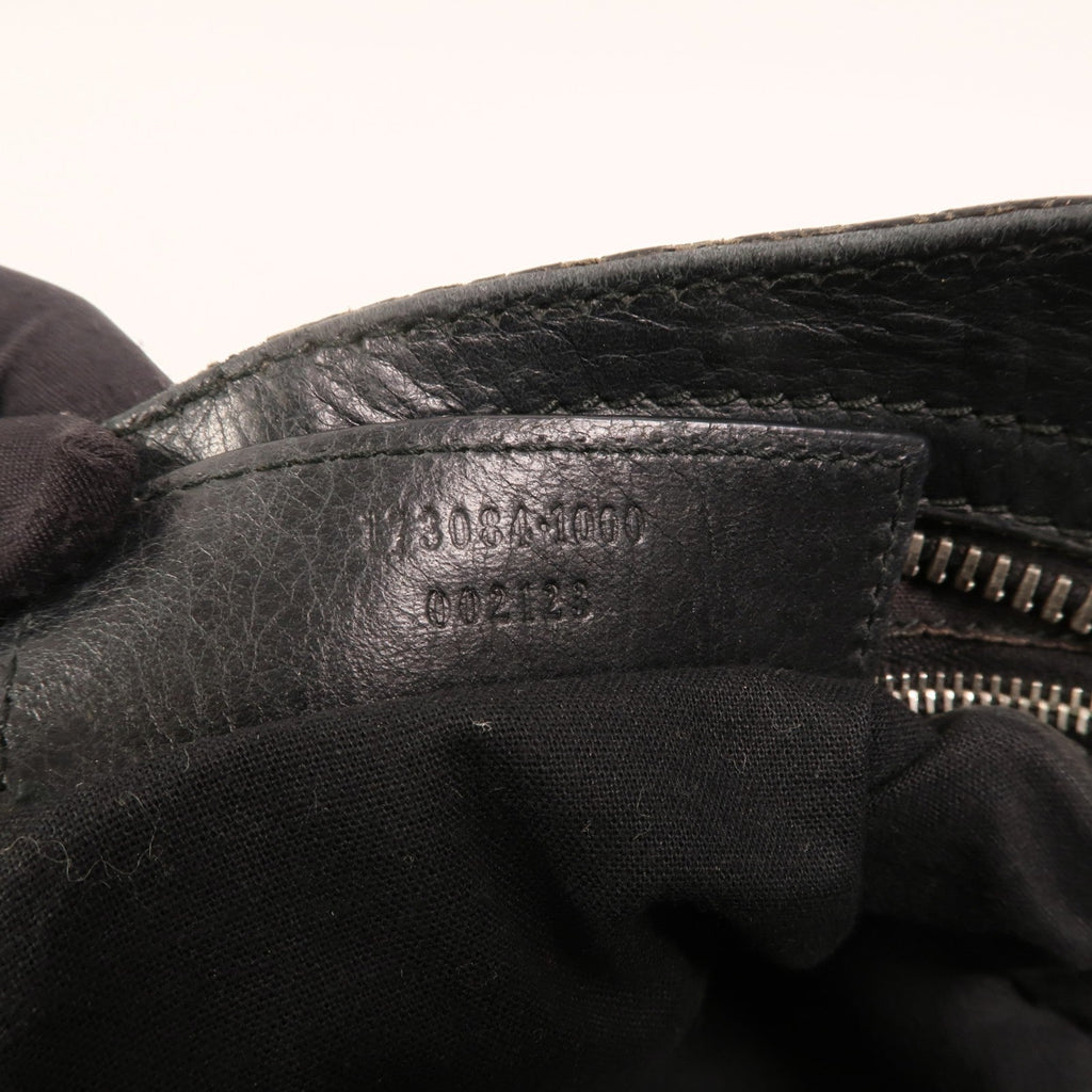 BALENCIAGA SHW City Bag 2 Way Shoulder Bag 173084 Calfskin Leather Black