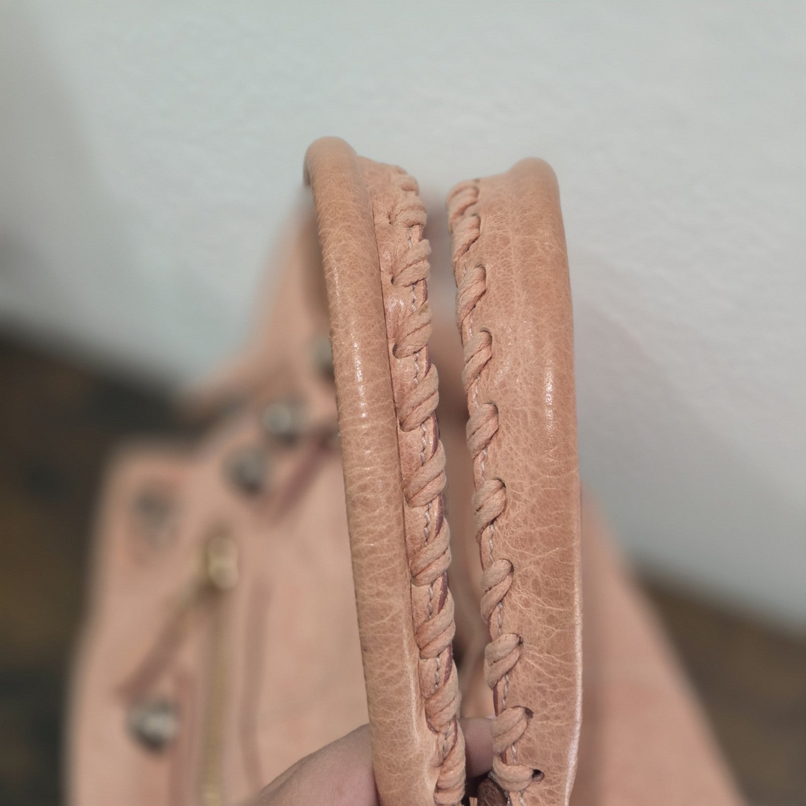 Balenciaga Leather Giant Hardware Part Time Bag with COA