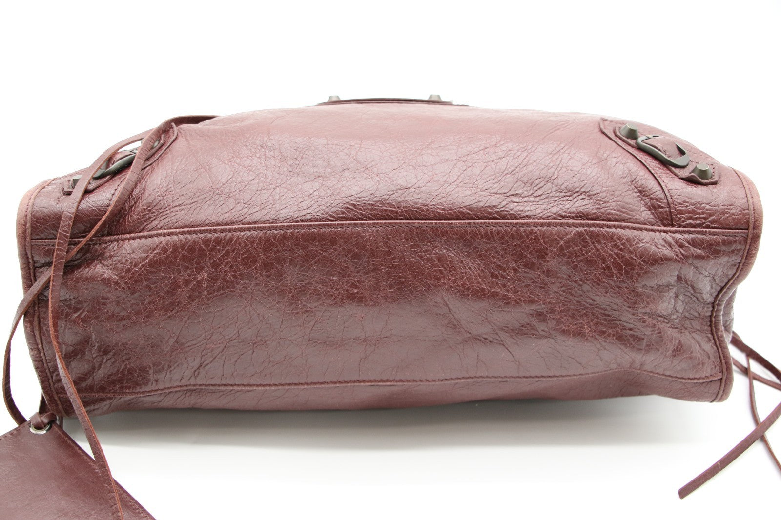 Balenciaga  Le City Medium Tote Bag - Dark Burgundy