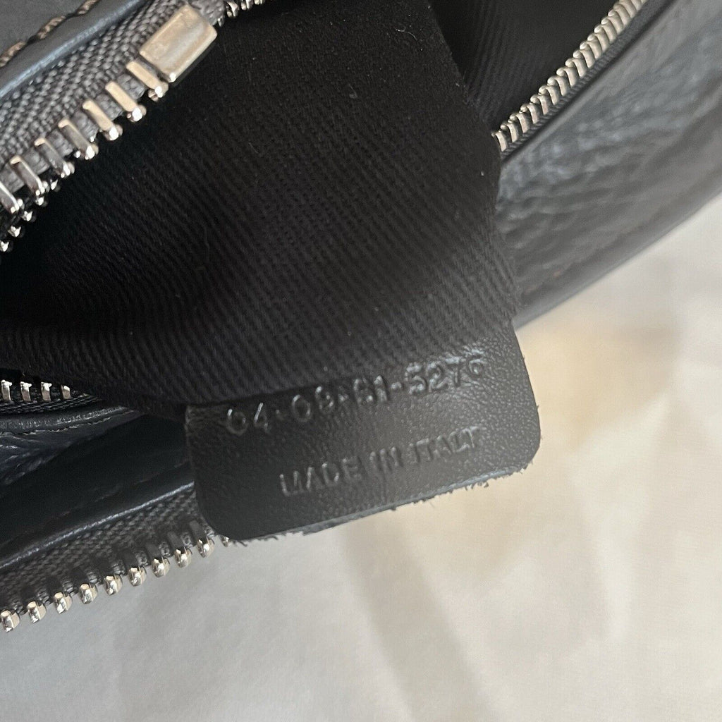 Chloe paddington leather hand bag dark gray leather medium padlock key card f s