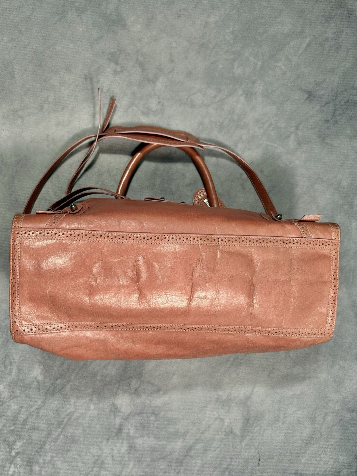 RARE Balenciaga City Bag Women`s Archive Y2K Avantgarde Pink Leather Medium Bag