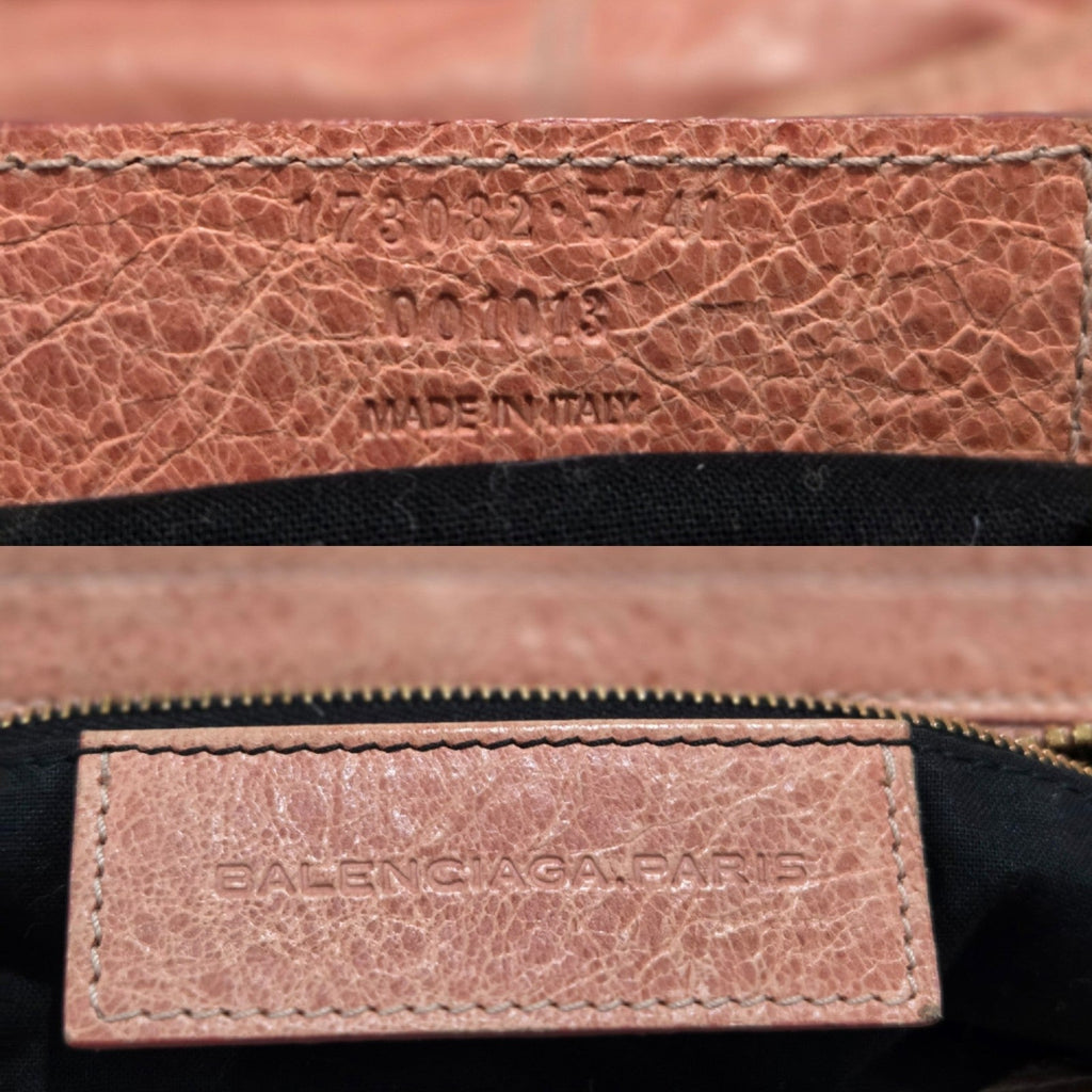 Balenciaga Leather Giant Hardware Part Time Bag with COA