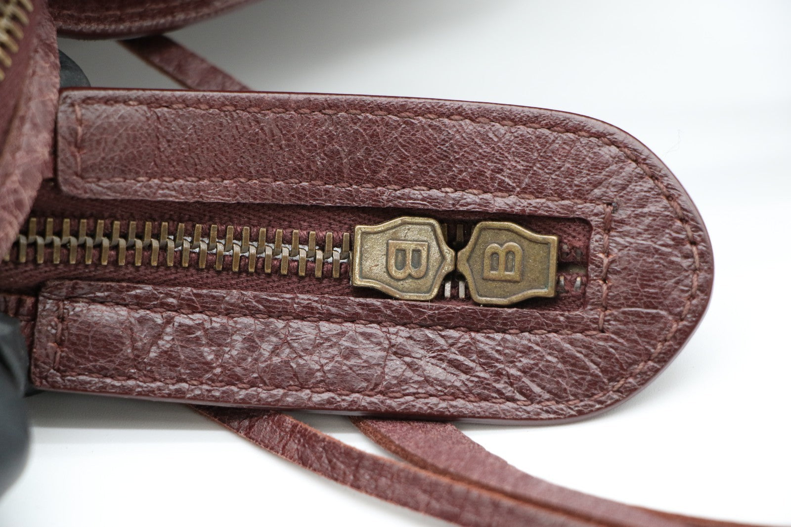 Balenciaga  Le City Medium Tote Bag - Dark Burgundy