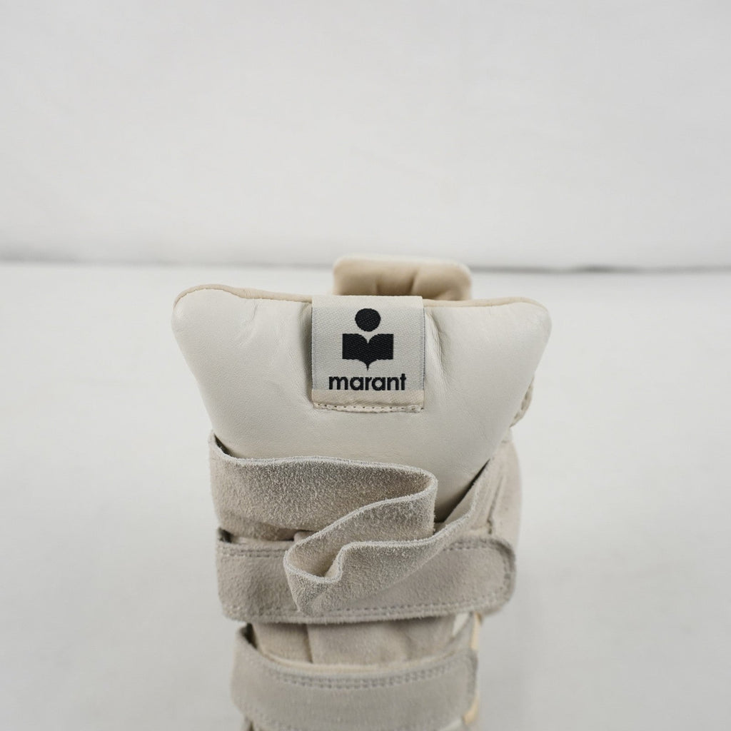 Isabel Marant Balskee High-Top Wedge Sneakers In White - Women's Size US 9/EU 39