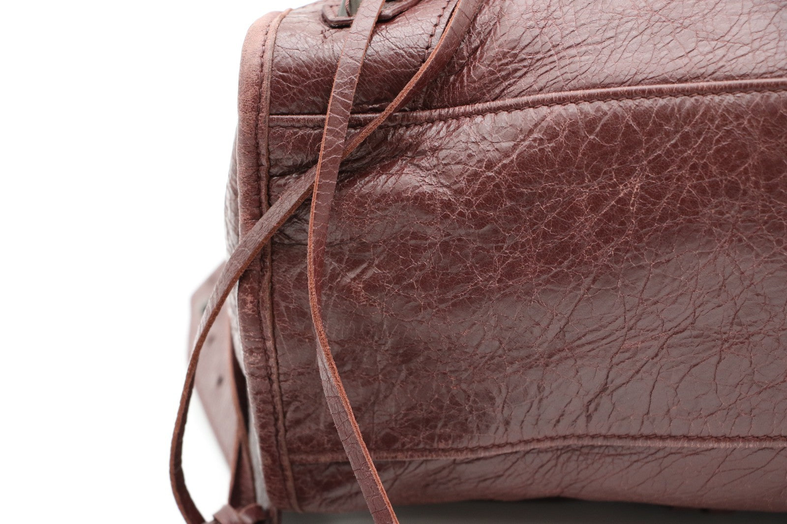 Balenciaga  Le City Medium Tote Bag - Dark Burgundy